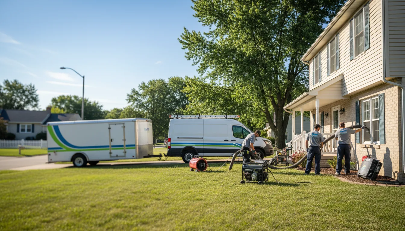 Flooded Basement Restoration And Cleanup With Repair in Versailles, NY near me